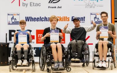 Winnaars Wheelchair skills contest 2022